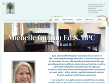 Tablet Screenshot of michellegunnin.com